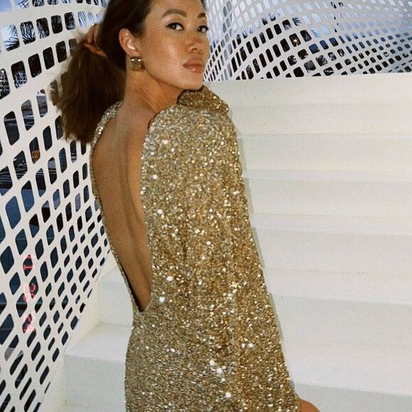 Zara sequin mini dress ZW collection - Picture 4 of 13